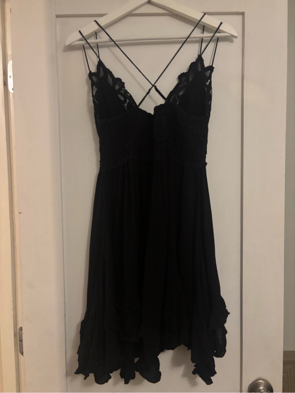 Free People | Adella Black Slip Dress - Picture 5 of 11